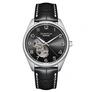 Quantum Automatic herr svart/stål, läderband - QMG1241.351