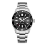 Quantum Automatic herr svart/stål, metallband - BAR1208.350