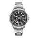 Quantum Automatic herr svart/stål, metallband - QMG1188.350