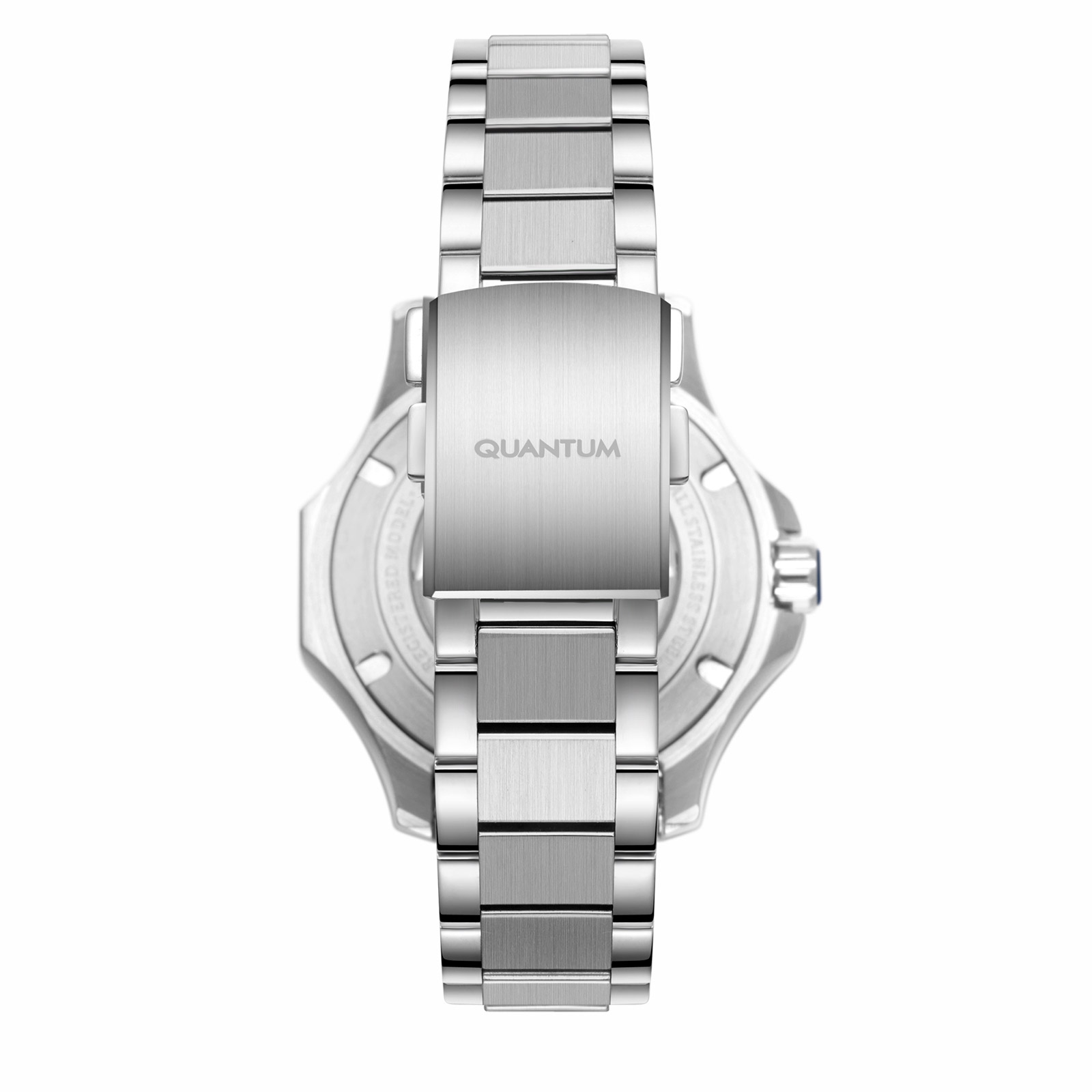 Quantum Automatic herr svart/stål, metallband - QMG1188.350