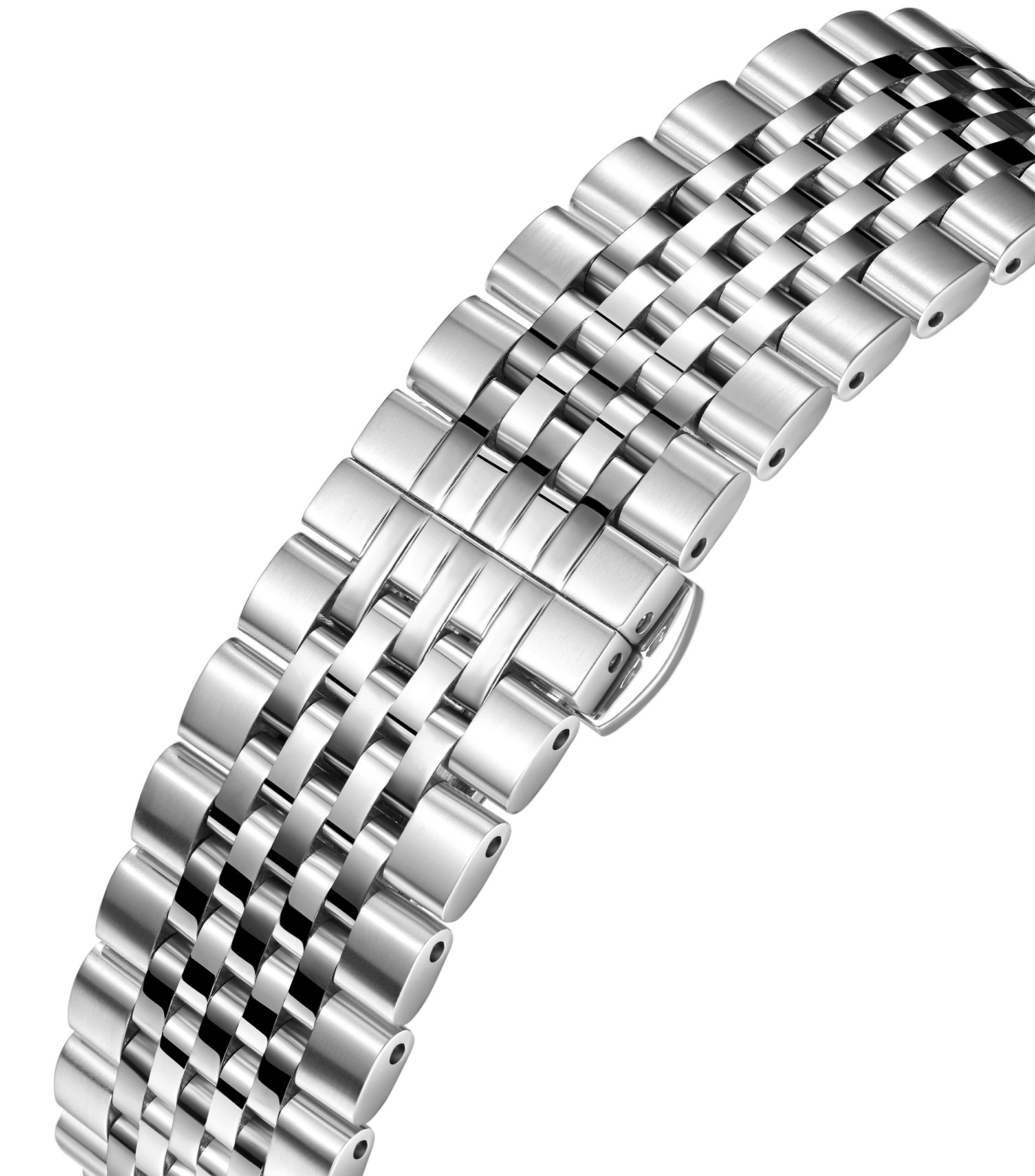 Quantum Automatic herr svart/stål, metallband - QMG1207.350