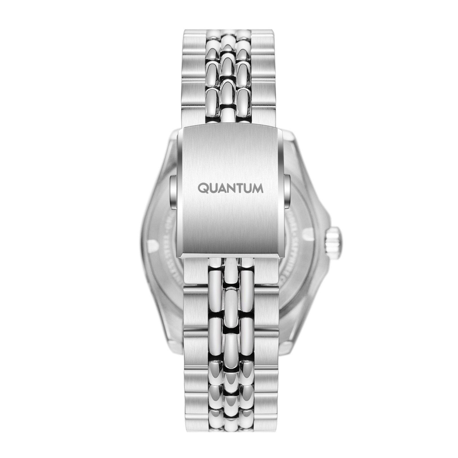 Quantum Automatic herr svart/stål, metallband - QMG1257.350