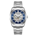 Quantum Automatic herr blå/stål, silikonband - QMG1132.390