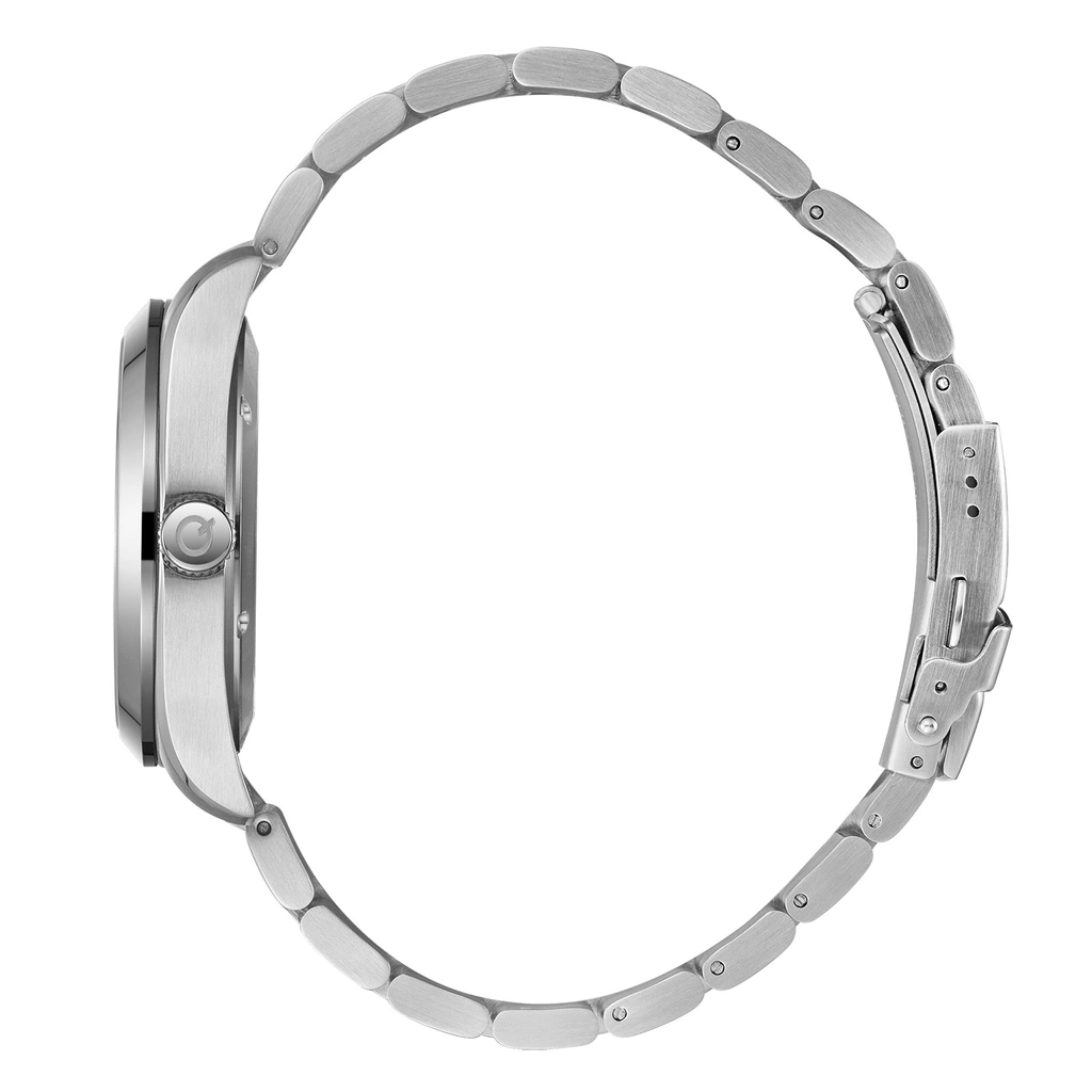 Quantum Automatic herr blå/stål, silikonband - QMG1132.390
