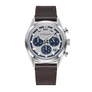 Scotch & Soda herr silver/stål, läderband - SSM.107C