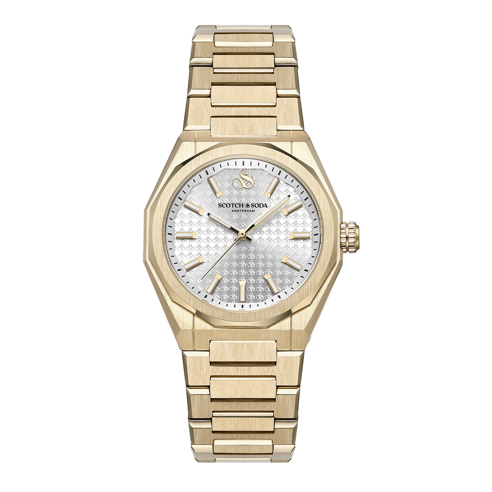 Scotch & Soda dam silver/guld, metallband - SSW.125E