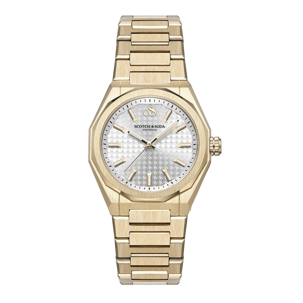 Scotch & Soda dam silver/guld, metallband - SSW.125E