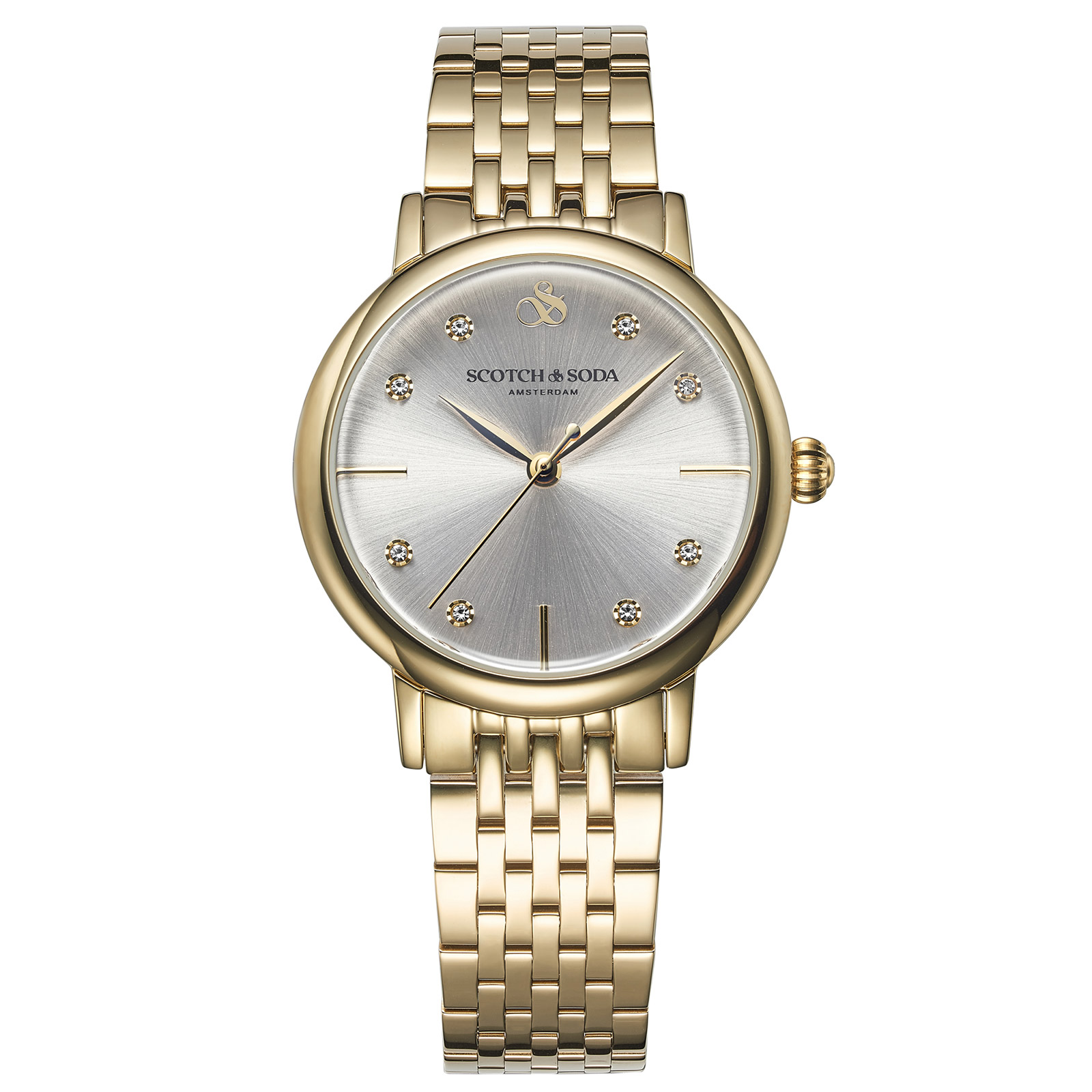 Scotch & Soda dam silver/guld, metallband - SSW.126B