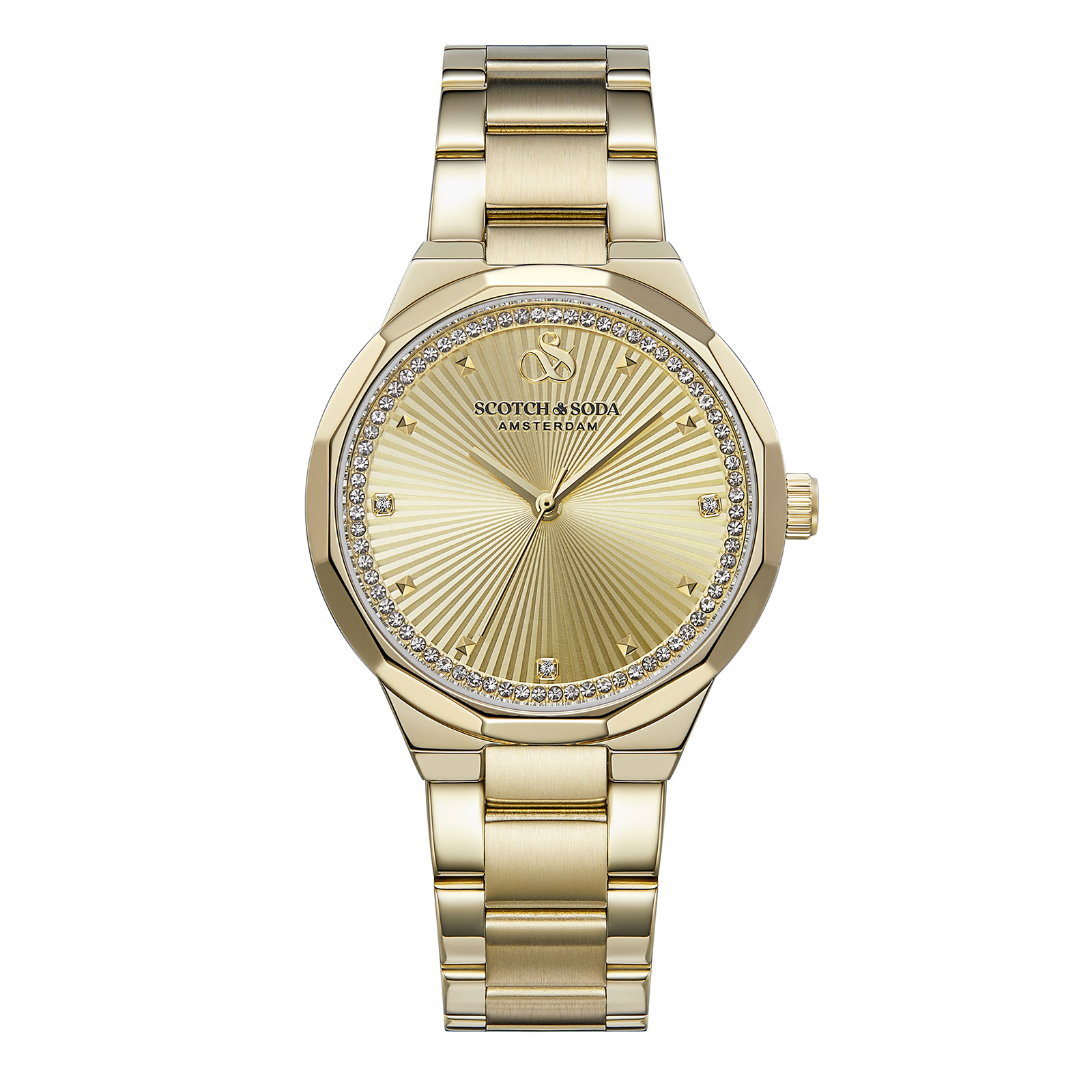 Scotch & Soda dam guld, metallband - SSW.128C