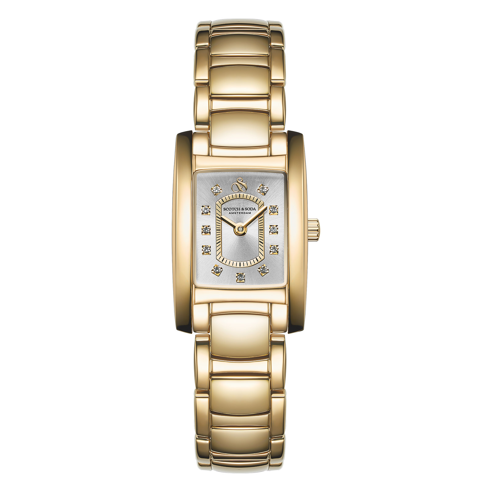Scotch & Soda dam silver/guld, metallband - SSW.139B