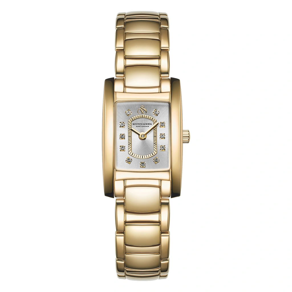 Scotch & Soda dam silver/guld, metallband - SSW.139B