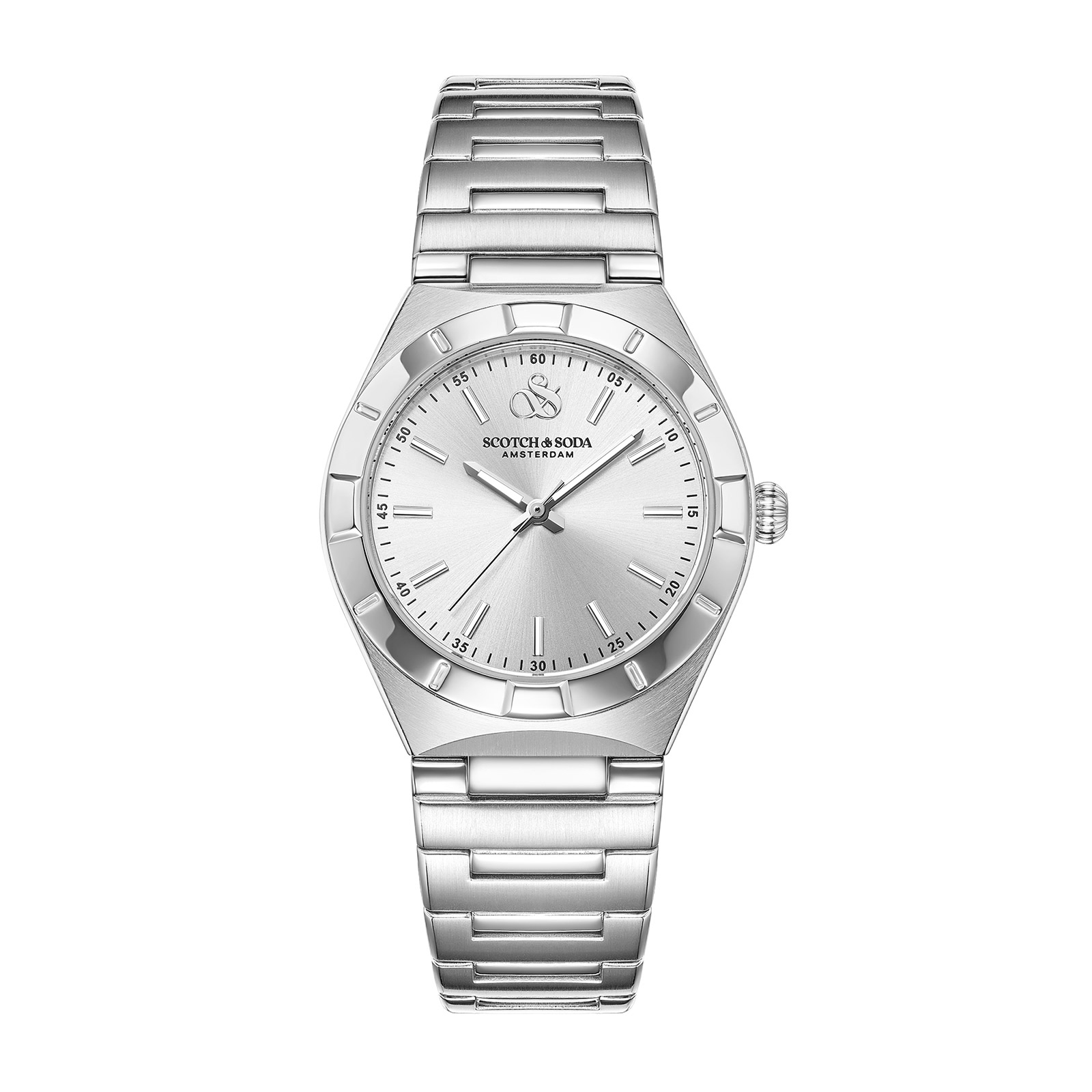 Scotch & Soda dam silver/stål, metallband - SSW.137C