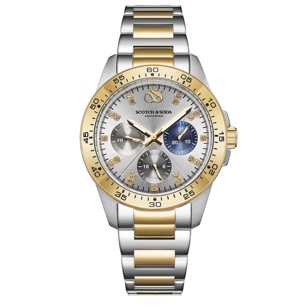 Scotch & Soda dam silver/bicolor, metallband - SSW.135B