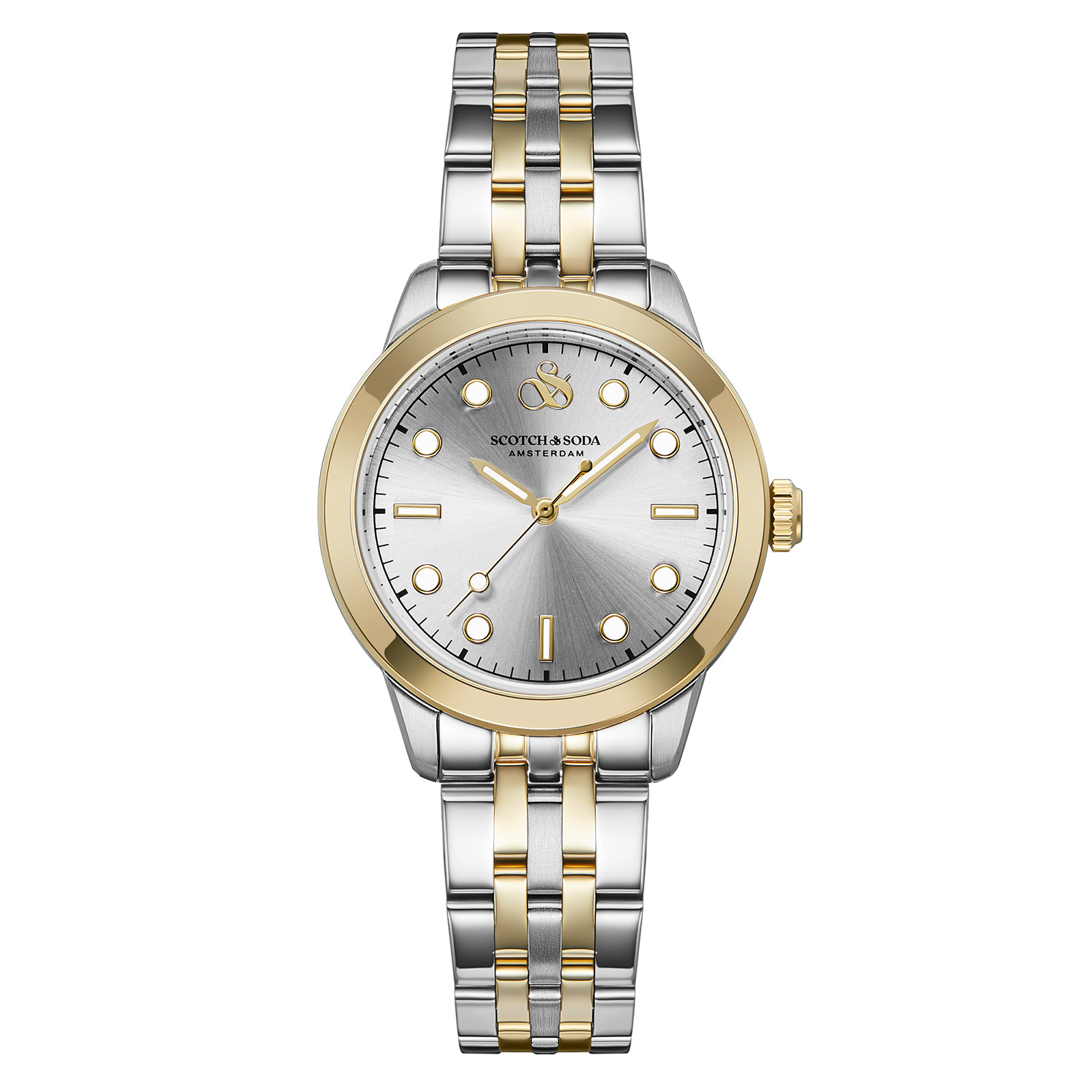 Scotch & Soda dam silver/bicolor, metallband - SSW.131B