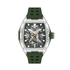 Quantum Automatic herr grön, silikonband - QMG1103.355