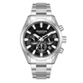 Quantum kronograf herr svart/silver, metallband - ADG1219.350