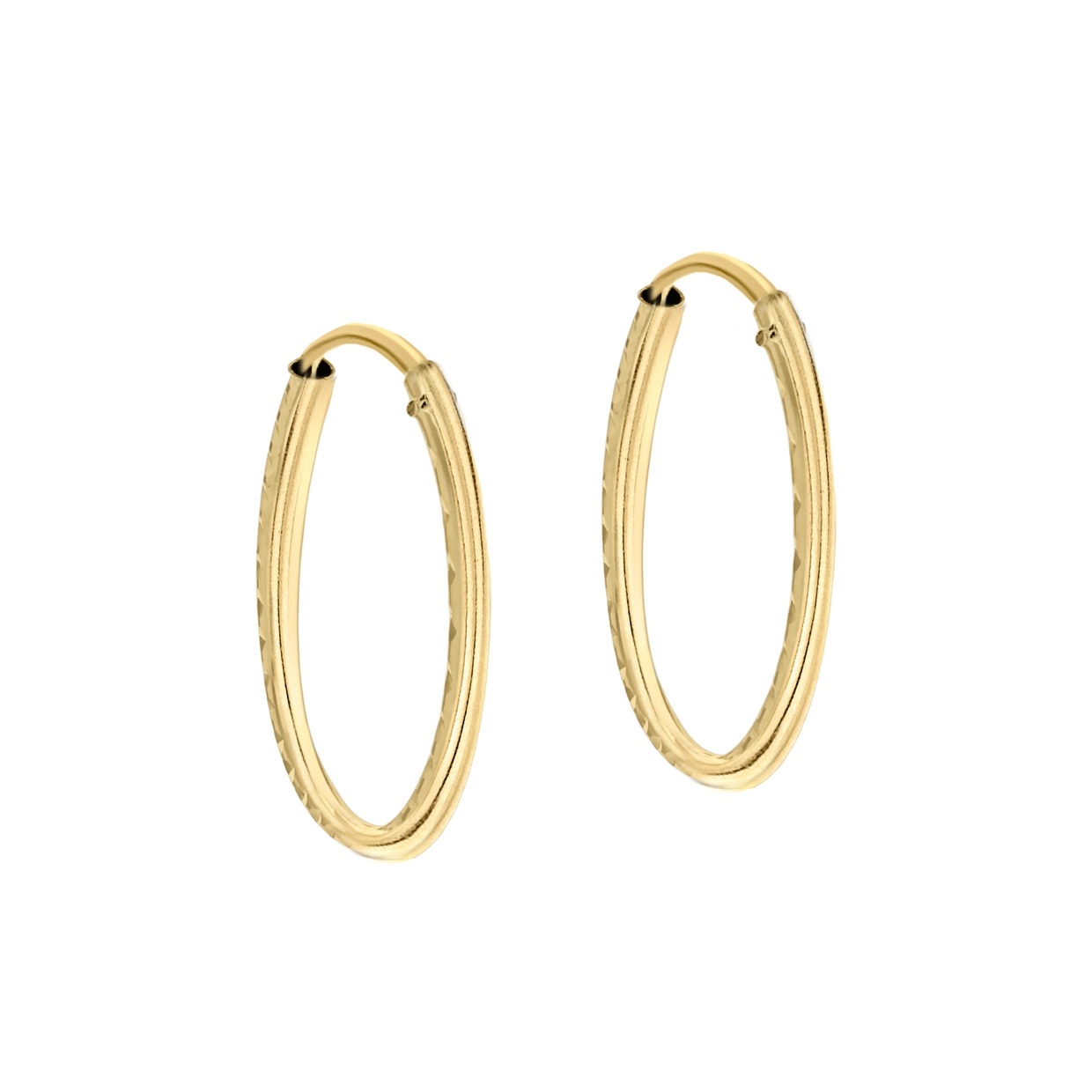 Örhängen 9K Guld - Hoops 18 mm Örhängen 9K Guld - Hoops 18 mm