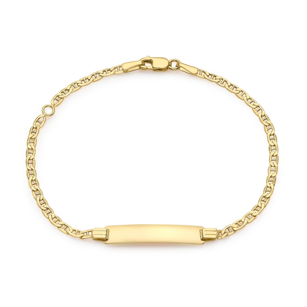 Armband 9k guld - Bricka