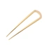 Guldfärgad hårnål, slät French Pin – 11x3 cm
