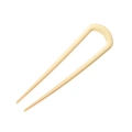 Guldfärgad hårnål, slät French Pin – 11x3 cm