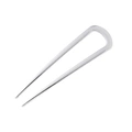 Silverfärgad hårnål, slät French Pin – 11x3 cm