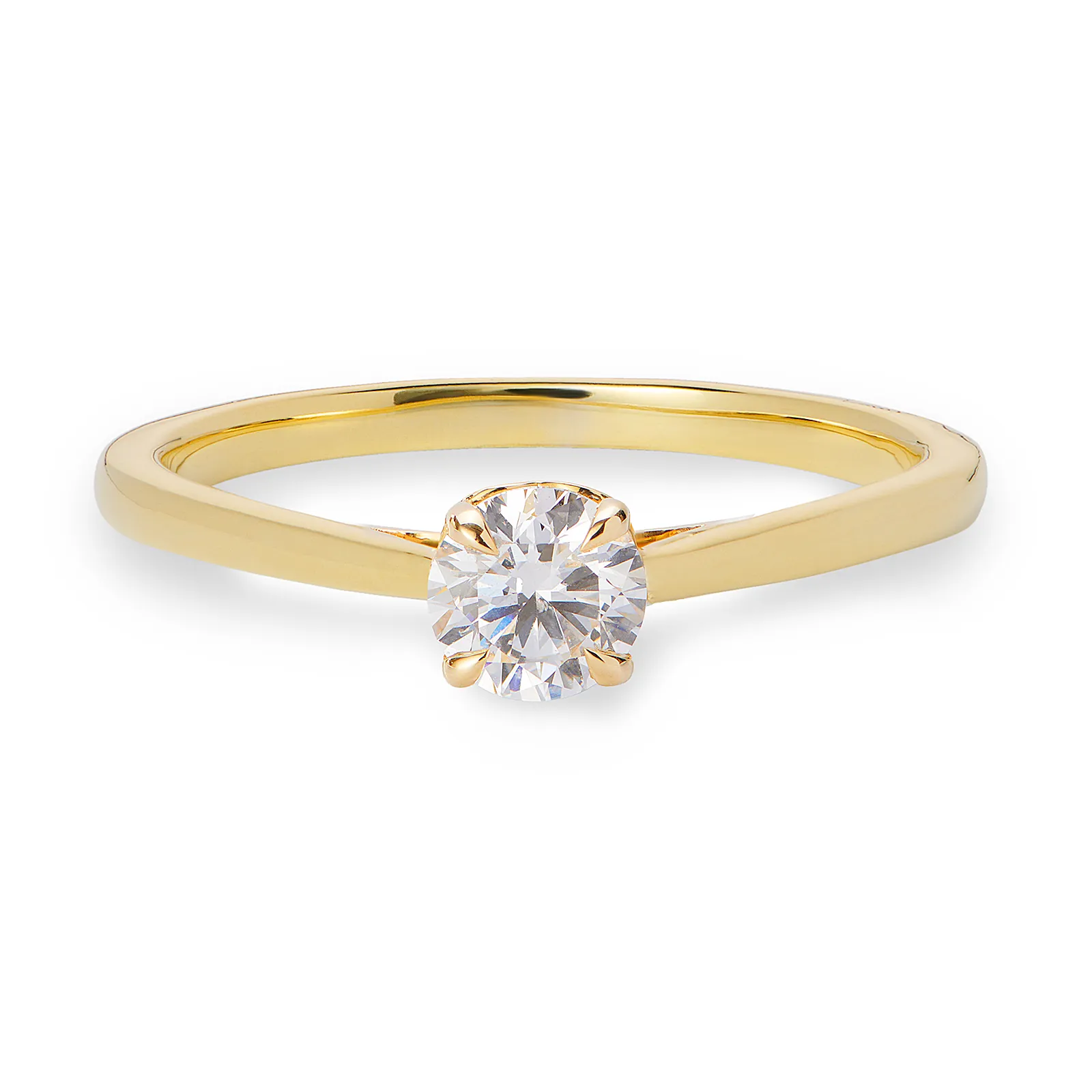 Ring 9K guld 0,5 ct labbodlad diamant - 17