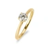 Ring 9K guld 0,5 ct labbodlad diamant - 17
