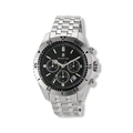 Black Oak herrklocka svart/silver, metallband - B88004-232