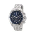 Black Oak herrklocka blå/silver, metallband - B88004-332