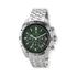 Black Oak herrklocka grön/silver, metallband - B88004-432