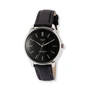Regal herrklocka svart/silver, svart band - R25061-237