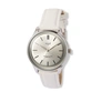 Regal herrklocka vit/silver, vitt band - R25061-631