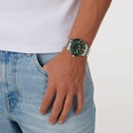 Regal herrklocka grön/silver, metallband - R26853-442