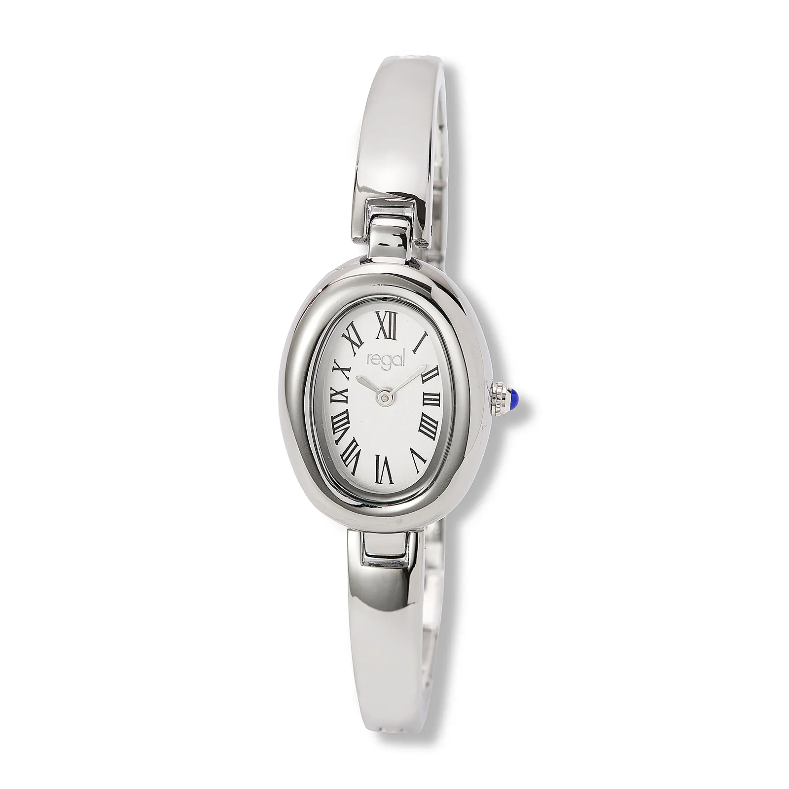 Regal damklocka silver, stelt metallband - R11034-122