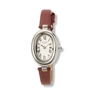 Regal damklocka silver brunt band - R11034-126