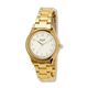 Regal damklocka vit/guld, metallband - R22688-112