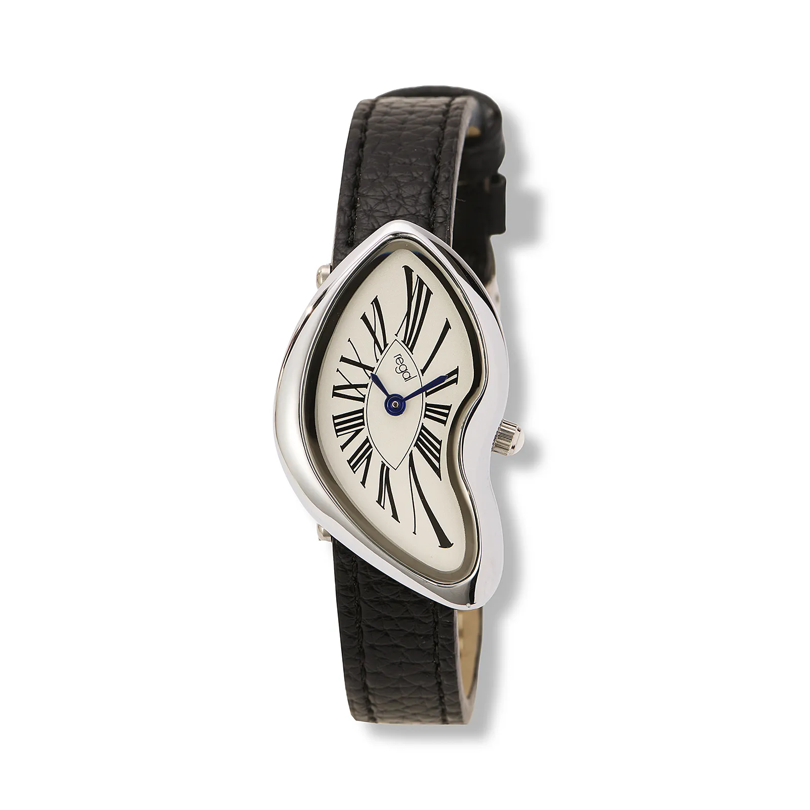 Regal damklocka vit/silver,  brunt band - R25114-627