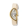Regal damklocka vit/guld, vitt band - R25118-621