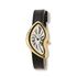 Regal damklocka vit/guld, svart band - R25118-627