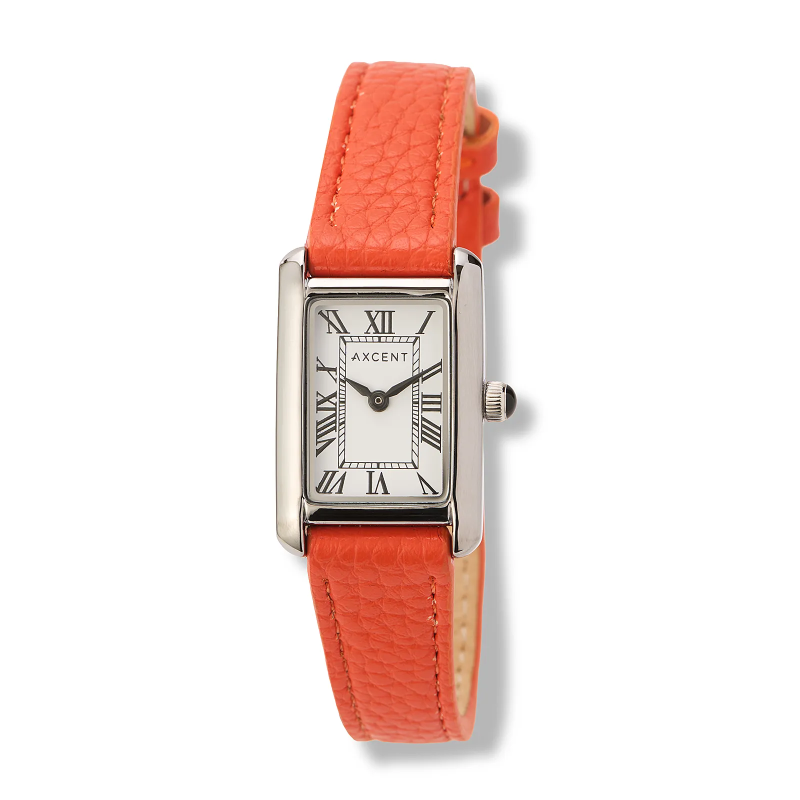 Axcent damklocka vit/stål, orange band - X25014-120