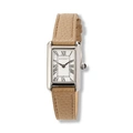 Axcent damklocka vit/silver, beige band - X25014-126