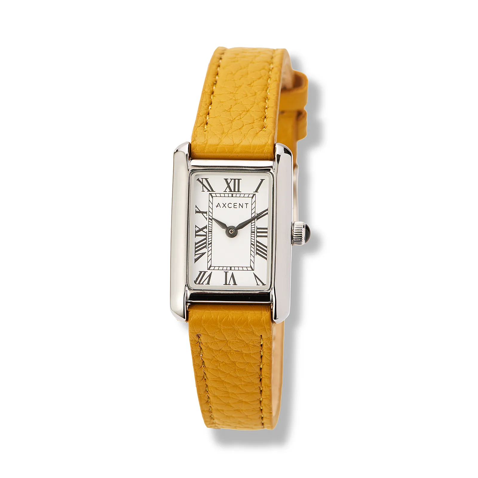 Axcent damklocka vit/silver, beige band - X25014-129