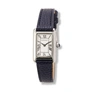 Axcent damklocka vit/silver, blått band - X25954-123