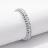 Silverfärgat armband Spike Noir, klara hjärtan - Elastiskt