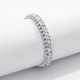 Silverfärgat armband Spike Noir, klara hjärtan - Elastiskt