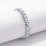 Silverfärgat armband Spike Noir, klara hjärtan - Elastiskt