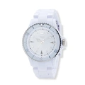 Regal unisexklocka, vitt plastband - R77334-141
