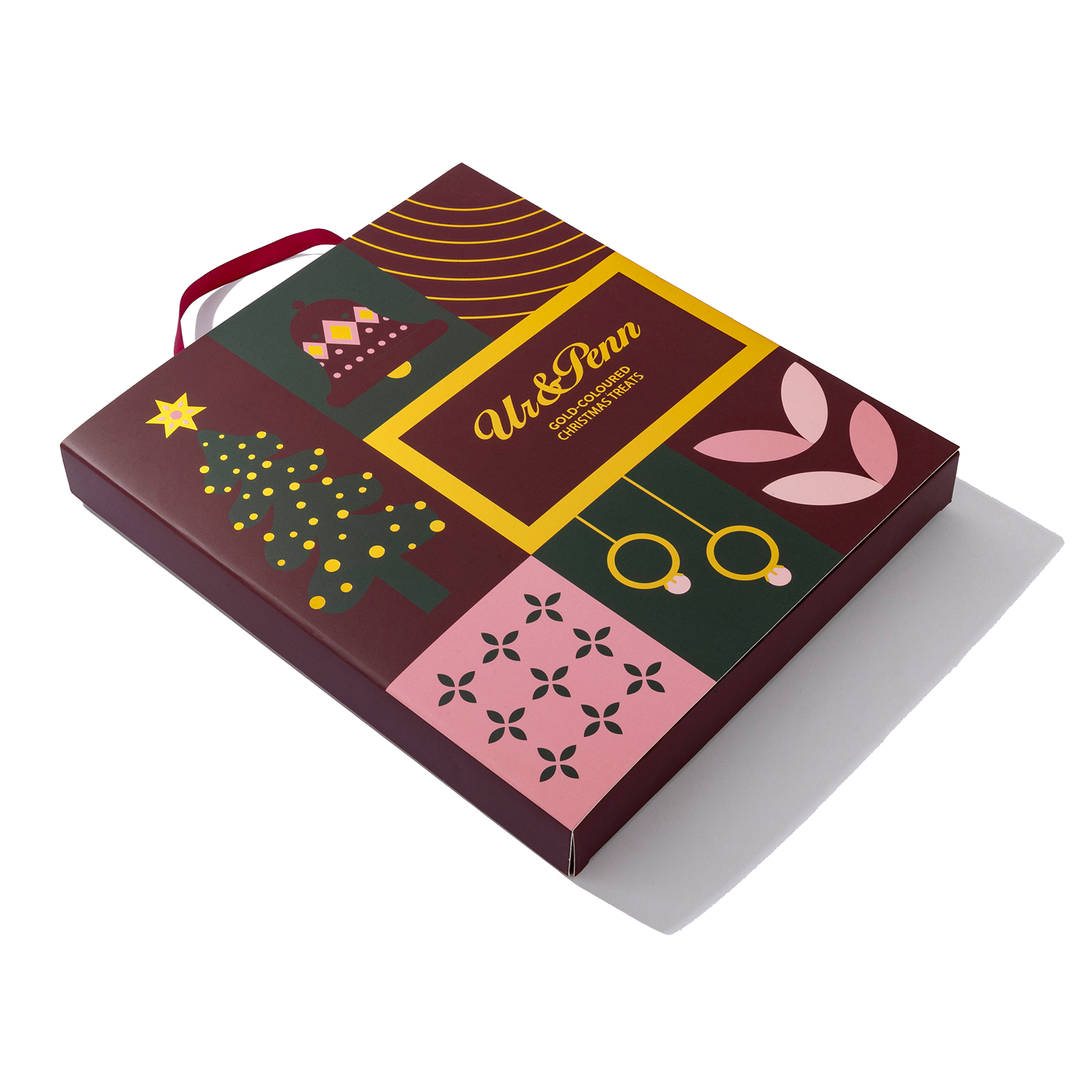 Adventskalender 2026 - guldfärgade smycken