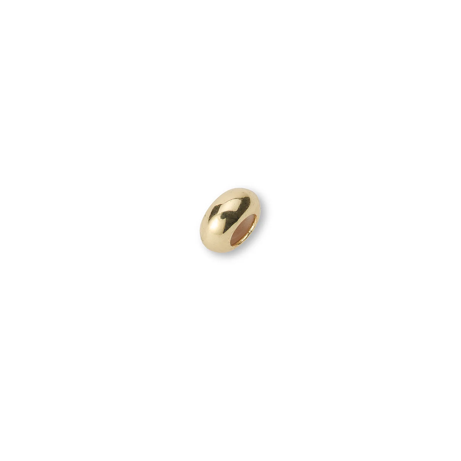 Guldfärgad armbandsberlock, stopper