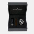 Jacques Lemans Liverpool herrklocka - set svart/stål, 44 mm